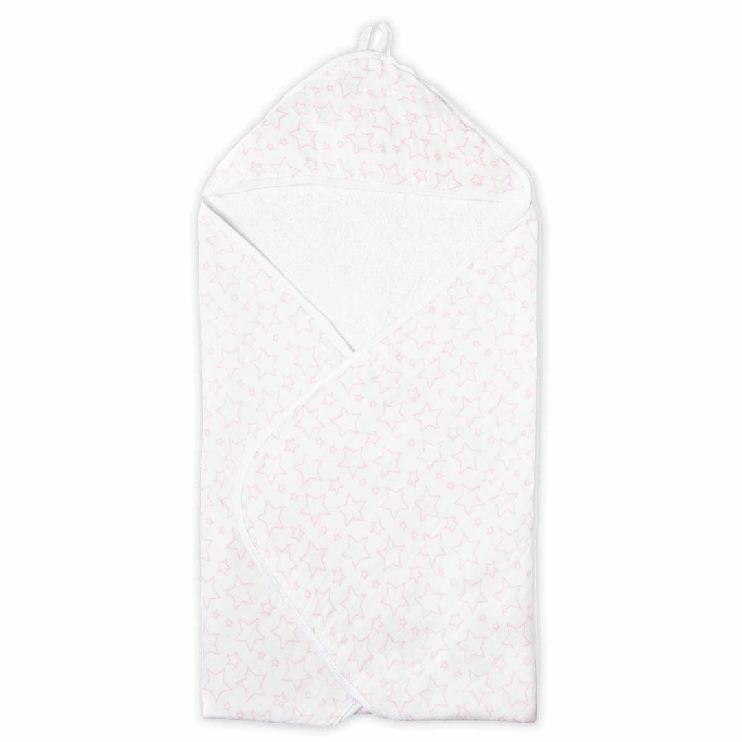 Necessities - Necessities Star Muslin Lined Hooded Towel