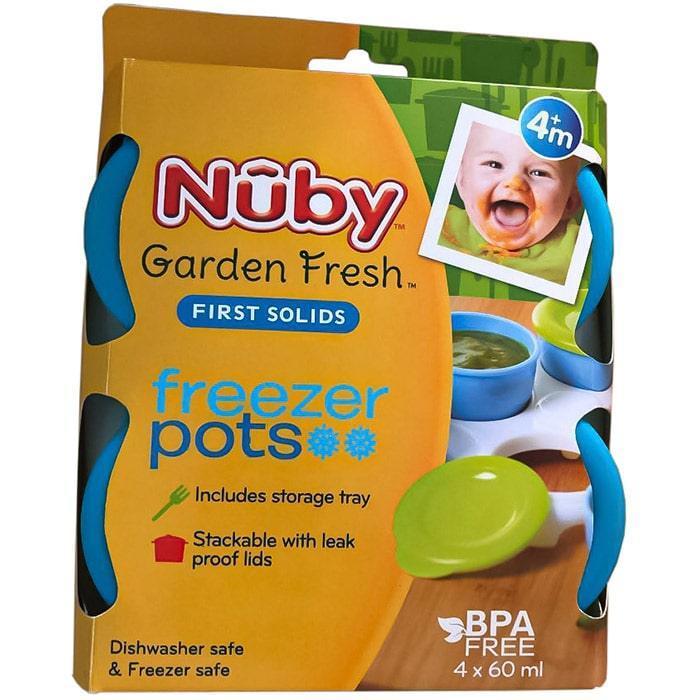 Nuby® - Nuby Garden Fresh Freezer Pots Set - 4 Pack