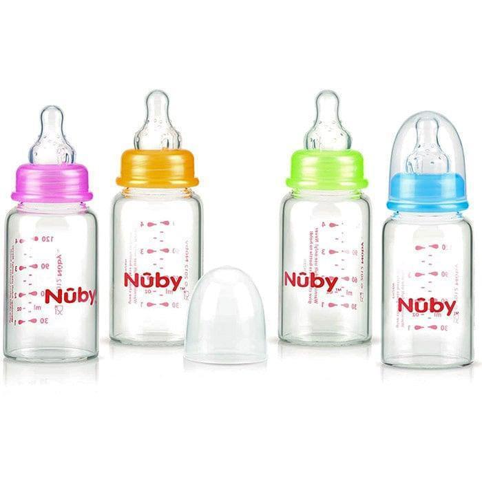 Nuby® - Nuby Glass Standard Neck Baby Bottles (4oz/120ml) - 1 Pack