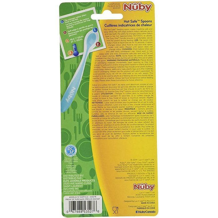 Nuby® - Nuby Hot Safe First Solids Spoons - 4 Pack