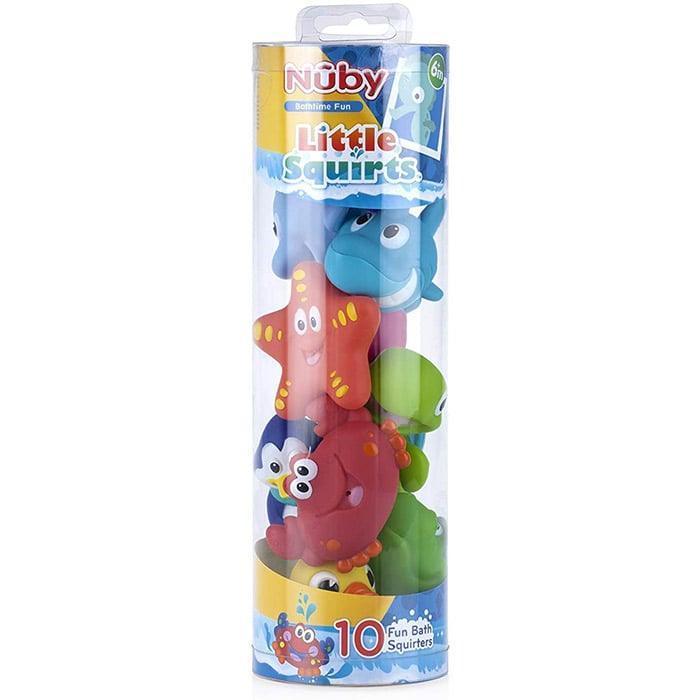 Nuby® - Nuby Little Squirts Bath Toys - 10 Pieces