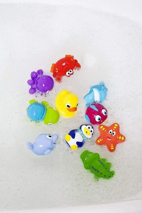 Nuby® - Nuby Little Squirts Bath Toys - 10 Pieces