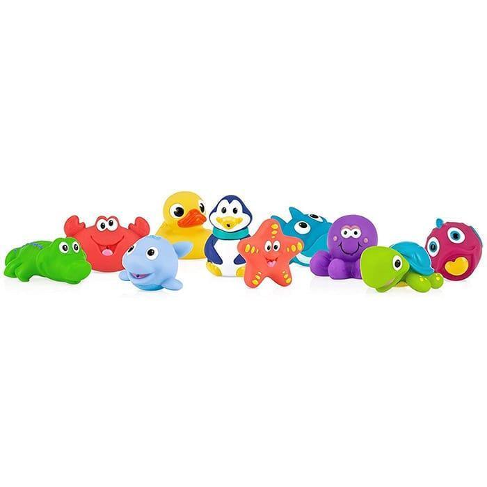 Nuby® - Nuby Little Squirts Bath Toys - 10 Pieces