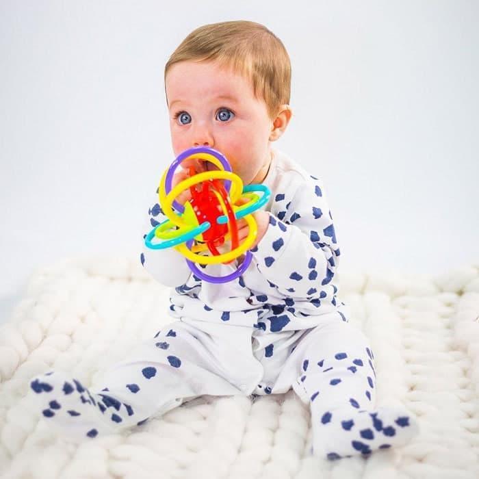 Nuby® - Nuby Lots-a-Loops Teether & Rattle Toy
