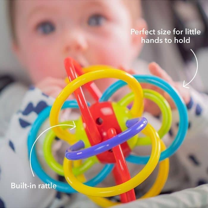 Nuby® - Nuby Lots-a-Loops Teether & Rattle Toy