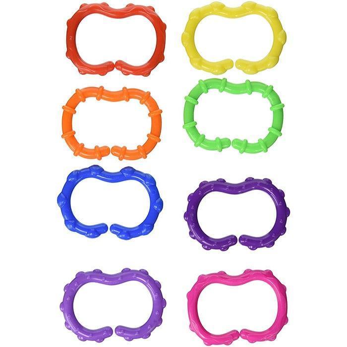 Nuby® - Nuby Play Links - Teether Toy - 8 Pack