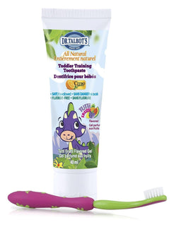 Nuby® - Nuby® All Natural Toddler Training Toothpaste & Toothbrush