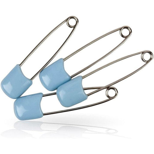Plastic Headed Diaper Pins - 4 Pack - Blue