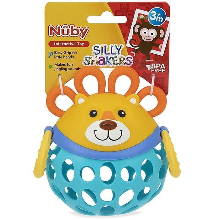 Nuby® - Nuby Silly Shakers Teether & Rattle Toy - Animals
