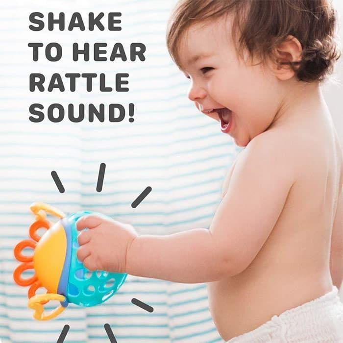 Nuby® - Nuby Silly Shakers Teether & Rattle Toy - Animals