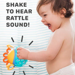 Nuby® - Nuby Silly Shakers Teether & Rattle Toy - Animals