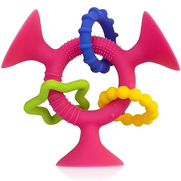 Nuby® - Nuby Silly Suction Toy - Motor Skill & Teething or Sensory Toy