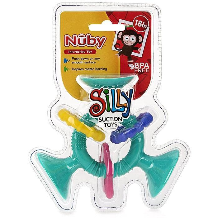 Nuby® - Nuby Silly Suction Toy - Motor Skill & Teething or Sensory Toy