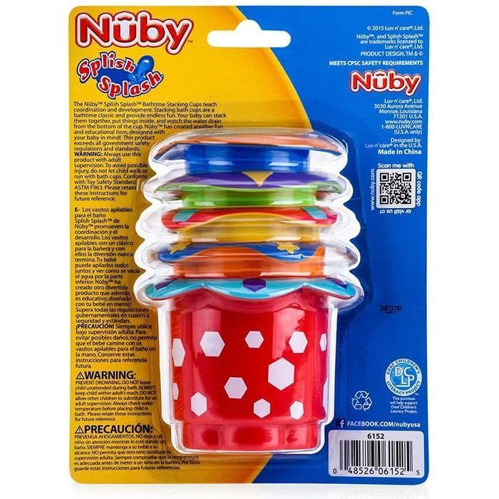 Nuby® - Nuby Splish Splash Stacking Cups Bath Toy - 5 Cups