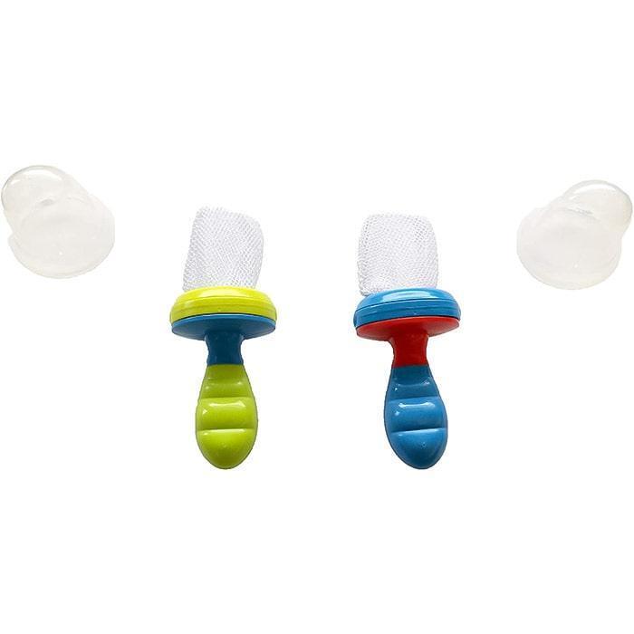 Nuby® - Nuby The Nibbler Feeder - 2 Pack - Blue / Red