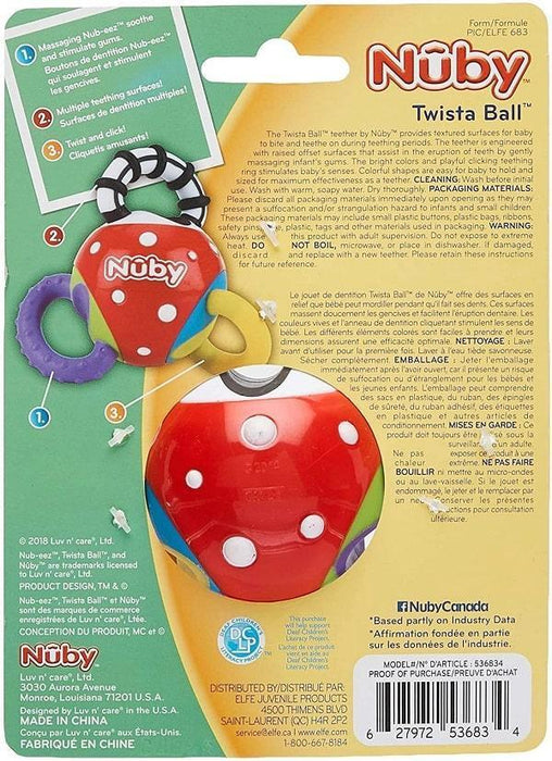 Nuby® - Nuby Twista Rattle & Teether Ball