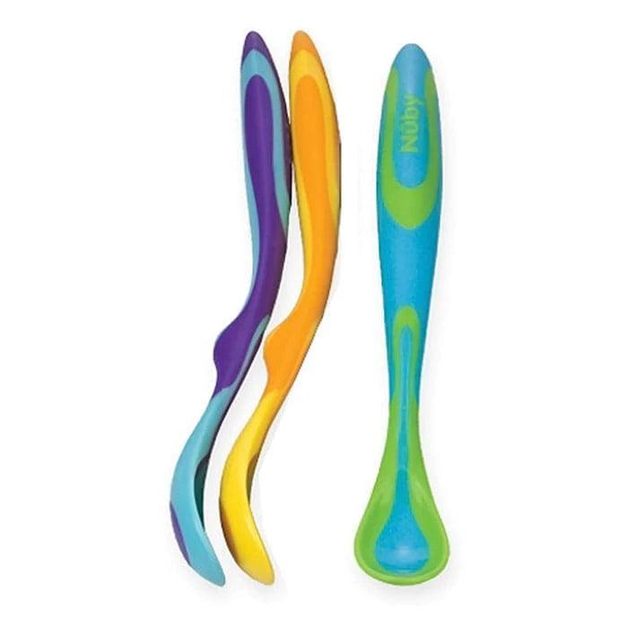 Nuby® - Nuby Weaning Baby Spoons - First Solids - 3 Pack