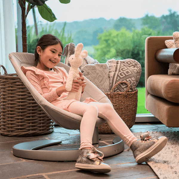 Nuna® - Nuna LEAF Grow Baby Swing with Toy Bar – Soothing Motion from Infant to Toddler to Big Kid