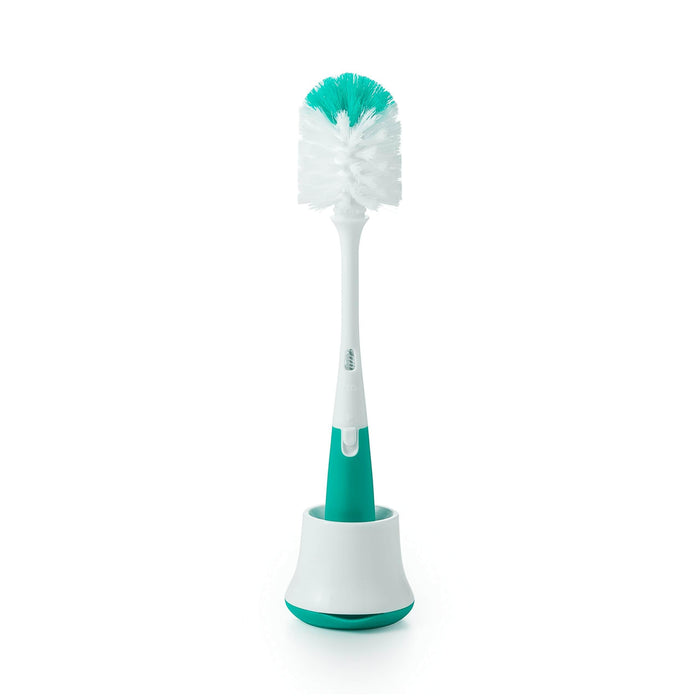 Oxo Tot® - Oxo Tot Baby Bottle & Bottle Nipple Cleaning Brush with Stand - Teal