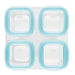 Oxo Tot® - Oxo Tot Glass Baby Blocks™ 4OZ (Freezer storage containers with tray)