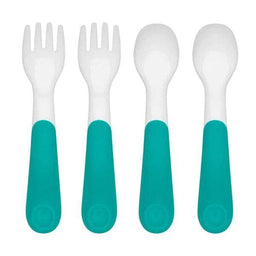 Oxo Tot® - Oxo Tot Plastic Fork & Spoon - Teal