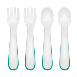 Oxo Tot® - Oxo Tot Plastic Fork & Spoon - Teal