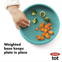 Oxo Tot® - Oxo Tot Silicone Plate - Teal