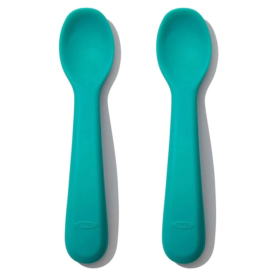 Oxo Tot® - Oxo Tot Silicone Spoons - 2 pack - Teal
