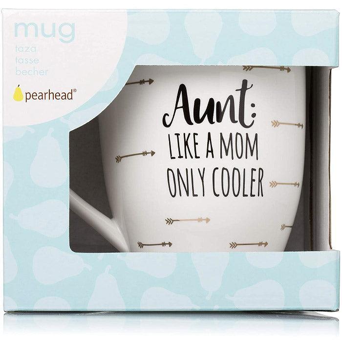 Pearhead® - Pearhead Aunt: Like A Mom Only Cooler Mug