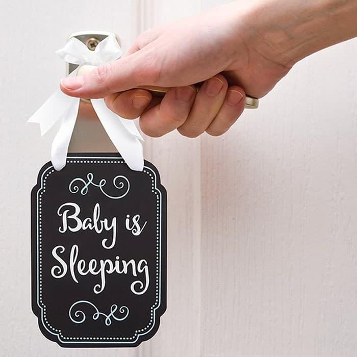 Pearhead® - Pearhead Baby is Sleeping Door Hanger Sign