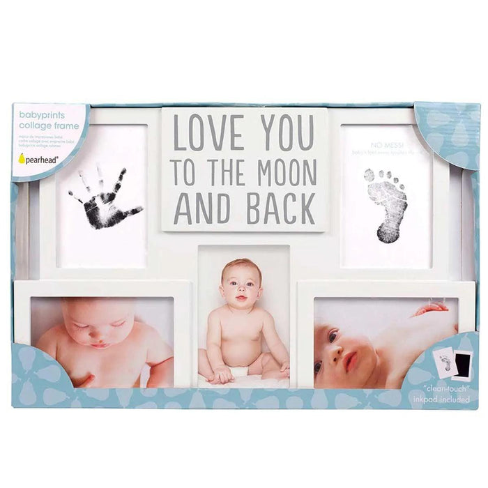 Pearhead® - Pearhead Baby Print Collage "Love You to the Moon and Back" Frame