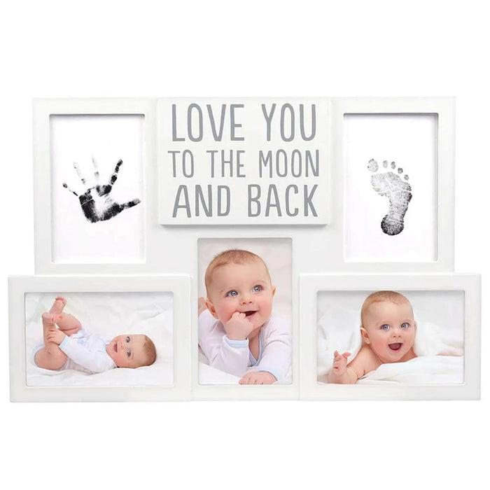 Pearhead® - Pearhead Baby Print Collage "Love You to the Moon and Back" Frame