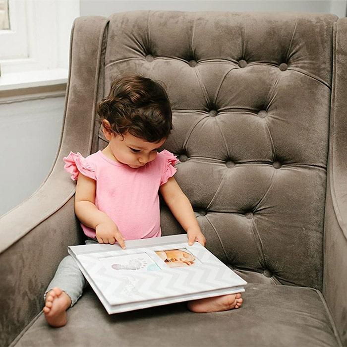 Pearhead® - Pearhead Babybook My Memory Book - English - Chevron