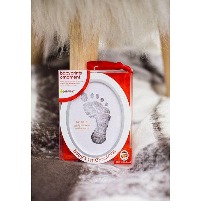 Pearhead® - Pearhead Babyprints Holiday Photo or Print Ornament "Baby's 1st Christmas"