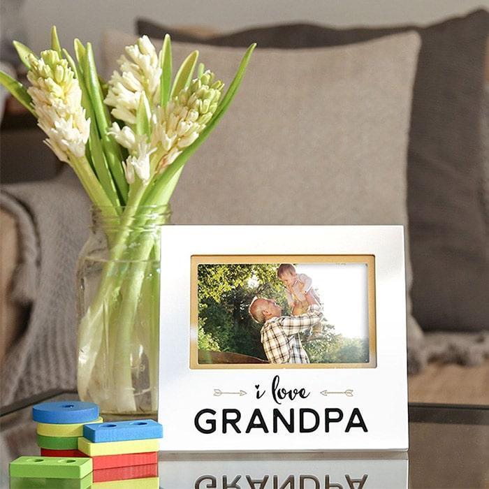 Pearhead® - Pearhead I Love Grandpa Photo Frame - 4" x 6" (10 x 15 cm) Photo Insert