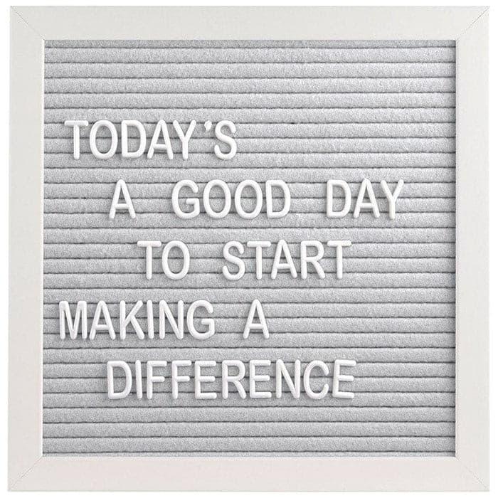 Pearhead® - Pearhead Letterboard Set - Grey