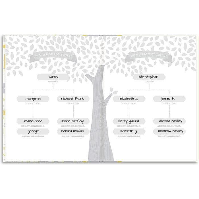 Pearhead® - Pearhead Little Blossoms Baby Memory Book & Baby Print Kit - Yellow