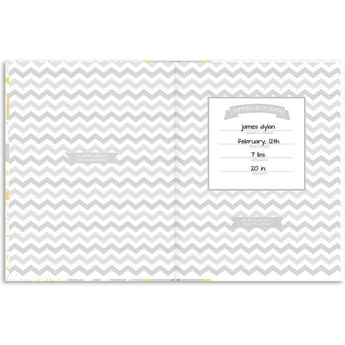 Pearhead® - Pearhead Little Blossoms Baby Memory Book & Baby Print Kit - Yellow