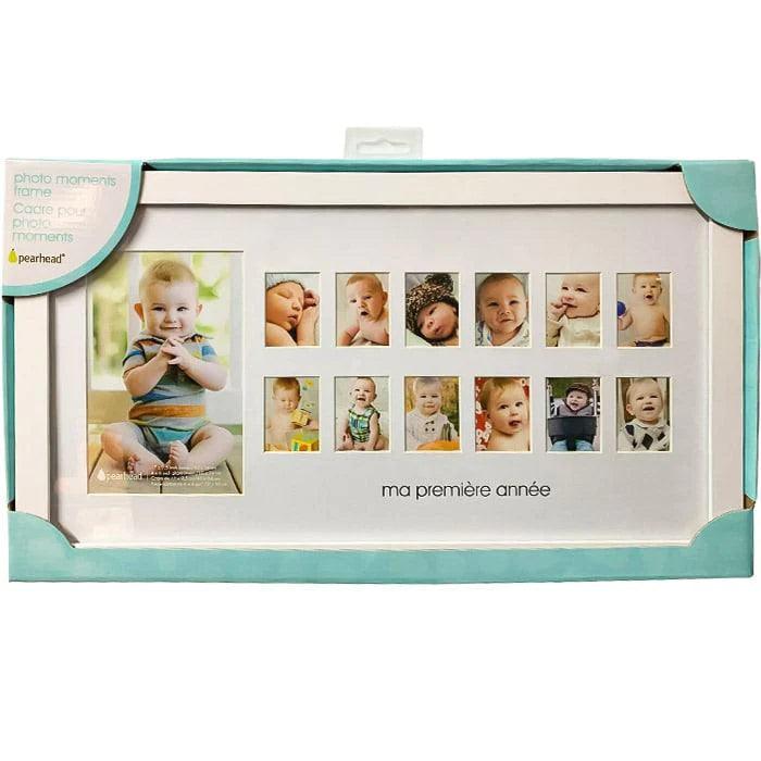Pearhead® - Pearhead Photo Moments Frame "Ma première année" - French