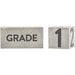 Pearhead® - Pearhead® Age & School Grades Wooden Block Set - Grey