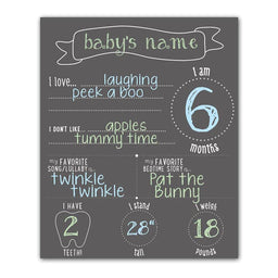 Pearhead® - Pearhead® All About Baby Chalkboard