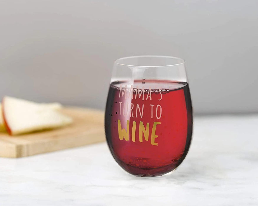 Pearhead® - Pearhead® "Mama's Turn to Wine" Glass