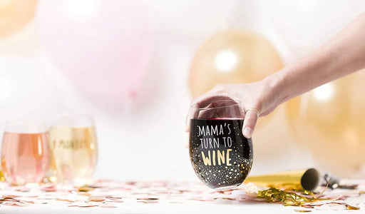 Pearhead® - Pearhead® "Mama's Turn to Wine" Glass