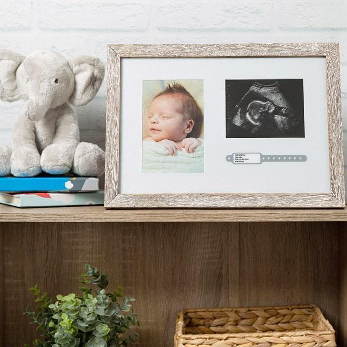 Pearhead® - Pearhead Rustic Sonogram, Bracelet & Photo Frame