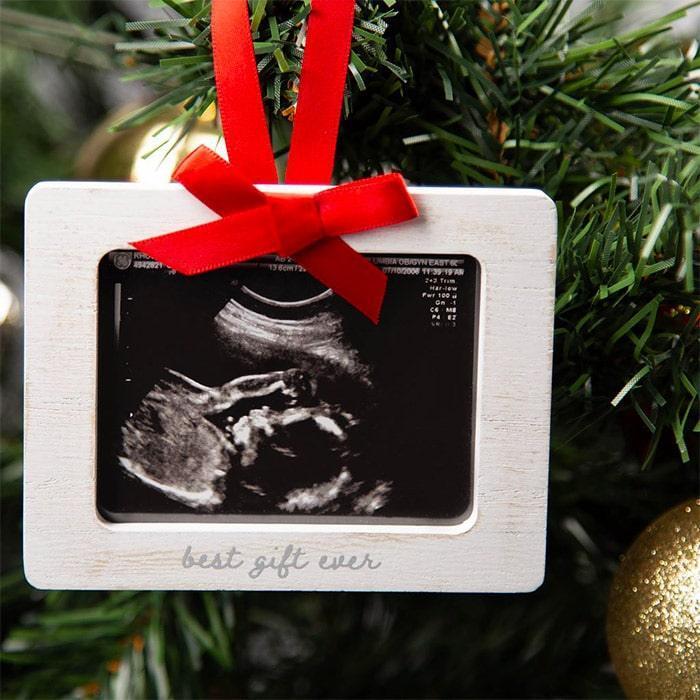 Pearhead® - Sonogram Baby Ornament "Best Gift Ever"