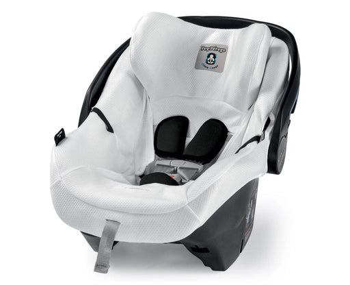 Peg Perego® - Peg Perego Clima Primo Viaggio 4/35 Car Seat Cover - White Tencel