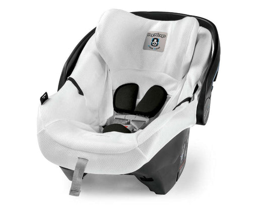 Peg Perego® - Peg Perego Clima Primo Viaggio 4/35 Car Seat Cover - White Tencel