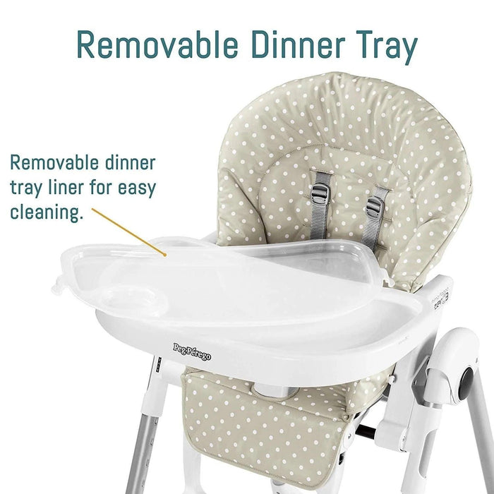 Peg Perego® - Peg Perego Prima Pappa Zero 3 High Chair – Ultra-Light Compact Reclining Chair