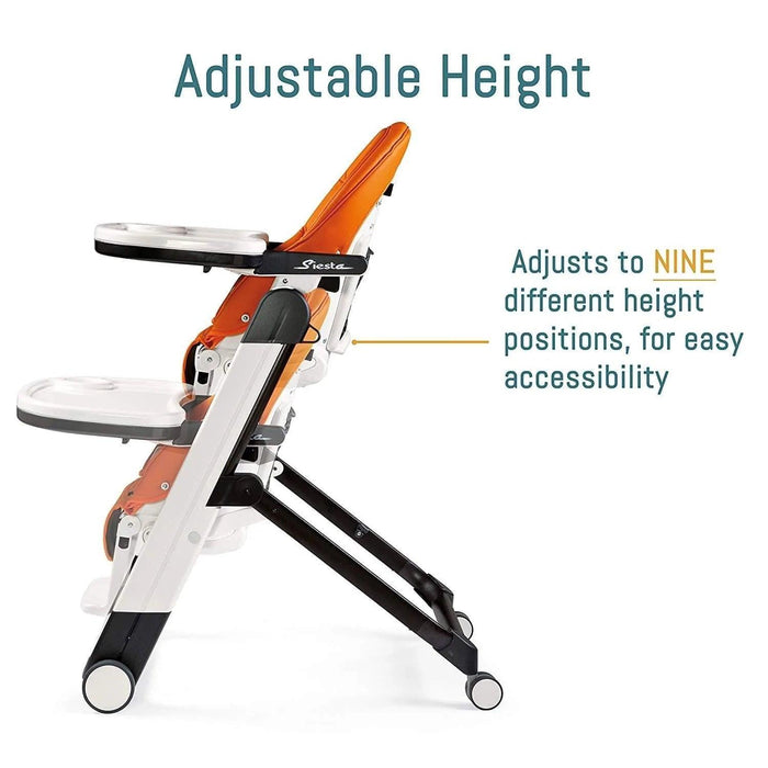 Peg Perego® - Peg Perego Siesta High Chair – Luxury Reclining High Chair Made in Italy