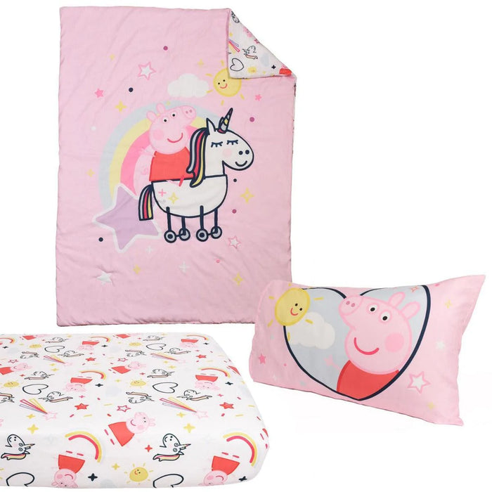 Peppa Pig® - Peppa Pig® 3-piece Toddler Bedding Set - Peppa Pig - Baby Pink